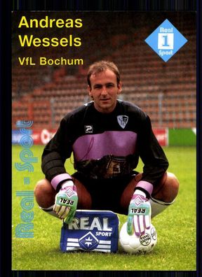 Andreas Wessels VFL Bochum seltene Autogrammkarte Original Signiert + A 74478