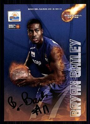 Bryan Bailey Autogrammkarte Original Signiert TOP Baskettball + A 74165