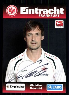 Christian Kolodziej Eintracht Frankfurt 2012-13 Autogrammkarte + A 75099