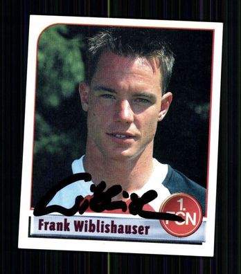 Frank Wiblishauser 1. FC Nürnberg 2002 Panini Sammelbild + A 74714