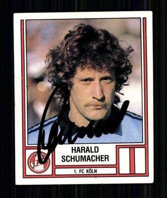 Harald Schumacher 1. FC Köln 1982 Panini Sammelbild Original Signiert + A 74832