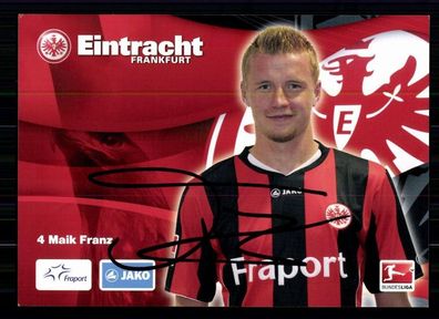 Maik Franz Eintracht Frankfurt 2010-11 Autogrammkarte + A 75090