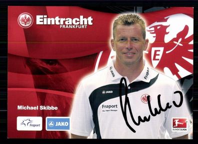 Michael Skibbe Eintracht Frankfurt 2010-11 Autogrammkarte + A 75089