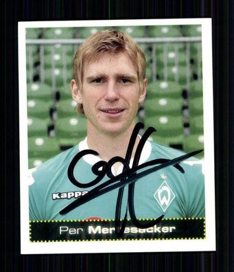 Per Mertesacker Werder Bremen 2007-08 Panini Sammelbild + A 74781