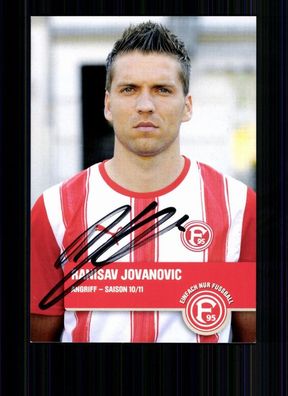 Ranisav Jovanovic Fortuna Düsseldorf 2010-11 Autogrammkarte + A 74596