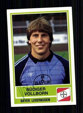 Rüdiger Vollborn Bayer Leverkusen 1985 Panini Sammelbild + A 74616
