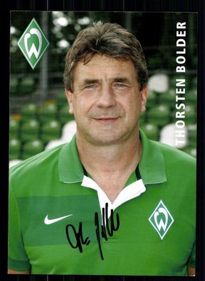 Thorsten Bolder Werder Bremen 2009-10 Autogrammkarte Original Signiert + A 75157
