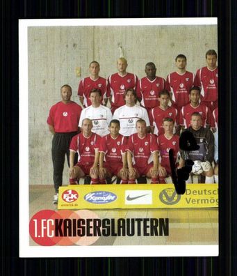 Unbekannt 1. FC Kaiserslautern 2002-03 Panini Sammelbild + A 74920
