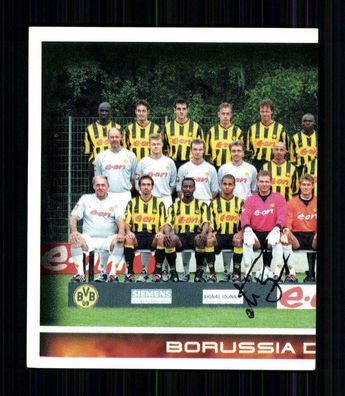 Unbekannt Borussia Dortmund 2001 Panini Sammelbild Original Signiert + A 74769