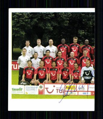 Unbekannt Hannover 96 2003-04 Panini Sammelbild Original Signiert + A 74808