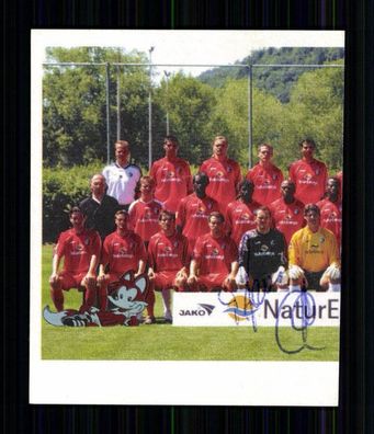 Unbekannt SC Freiburg 2003-04 Panini Sammelbild Original Signiert + A 74799