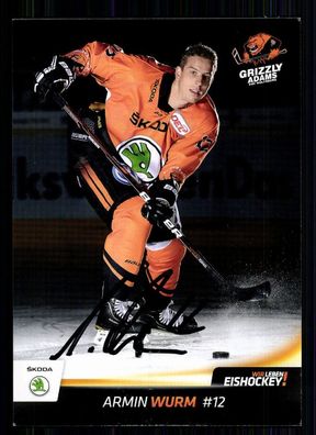 Armin Wurm EHC Wolfsburg Autogrammkarte Original Signiert Eishockey + A 75917