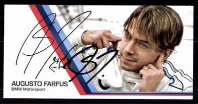 Augusto Farfus TOP Autogrammkarte Original Signiert Motorsport + G 9733