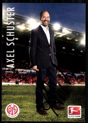 Axel Schuster FSV Mainz 05 2012-13 Autogrammkarte Original Signiert + A 79996