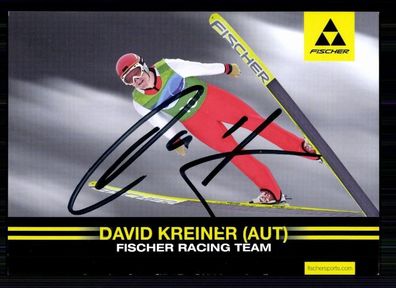 David Kreiner TOP Autogrammkarte Original Signiert Skispringen + A 75312