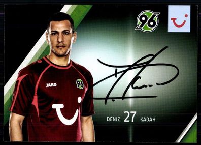 Deniz Kadah Hannover 96 2013-14 Autogrammkarte Original Signiert + A 79715