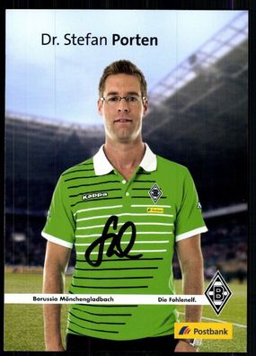 Dr. Steffen Porten Borussia Mönchengladbach 2013-14 Autogrammkarte+ A 79164