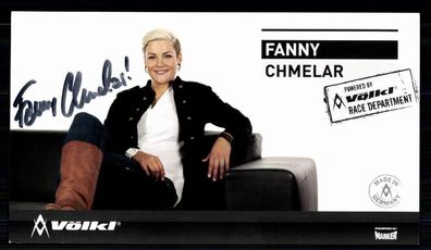 Fanny Chmelar Autogrammkarte Original Signiert Skialpine + G 9730