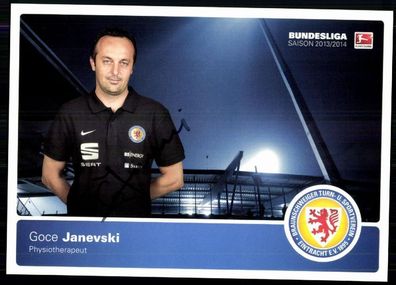 Goce Janevski Eintracht Braunschweig 2013-14 Autogrammkarte + A 79213