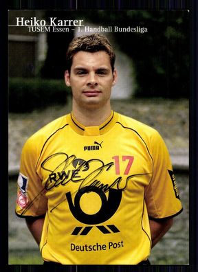 Heiko Karrer Tusem Essen Autogrammkarte Original Signiert Handball + A 75821