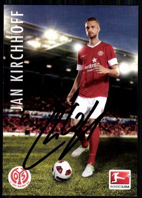 Jan Kirchhoff FSV Mainz 05 2012-13 Autogrammkarte Original Signiert + A 80012