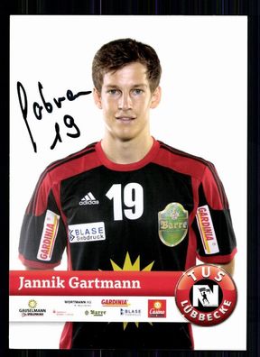 Jannik Gartmann TUS Lübecke Autogrammkarte Original Signiert Handball + A 75729