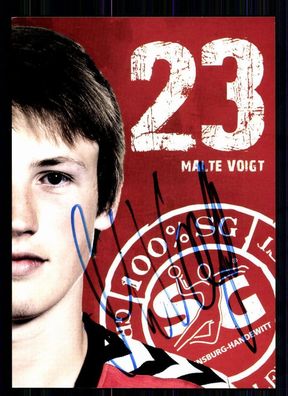 Malte Voigt SG Flensburg Handewitt Autogrammkarte Handball + A 75777