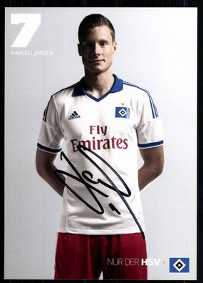 Marcell Jansen Hamburger SV 2013-14 Autogrammkarte Original Signiert+ A 79240