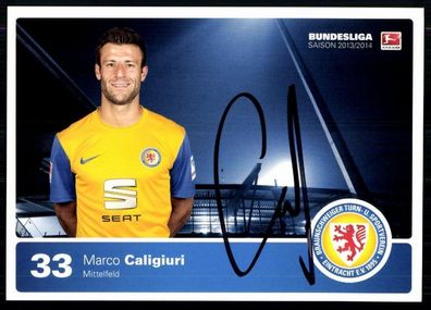 Marco Caligiuri Eintracht Braunschweig 2013-14 Autogrammkarte + A 79217