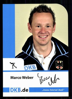 Marco Weber TOP Autogrammkarte Original Signiert Eisschnellauf + A 75578