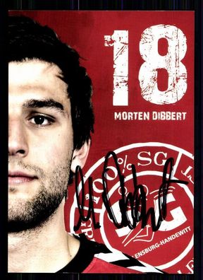 Morten Dibbert SG Flensburg Handewitt Autogrammkarte Handball + A 75768