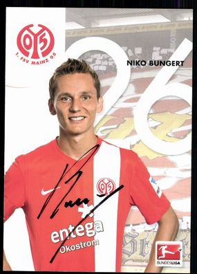 Niko Bungert FSV Mainz 05 2013-14 Autogrammkarte Original Signiert+ A 79772