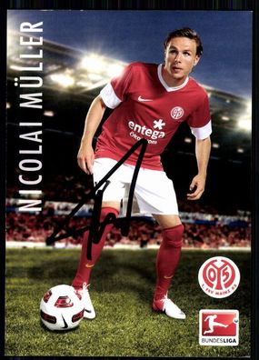 Nikolai Müller FSV Mainz 05 2012-13 Autogrammkarte Original Signiert + A 80005
