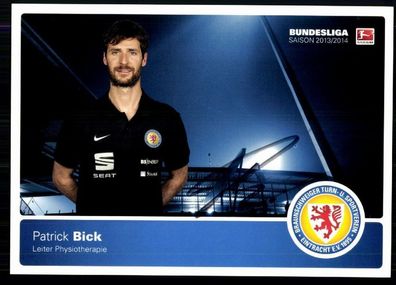 Patrick Bick Eintracht Braunschweig 2013-14 Autogrammkarte+ A 79220