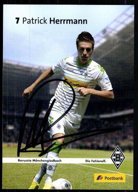 Patrick Herrmann Borussia Mönchengladbach 2013-14 Autogrammkarte + A 79167