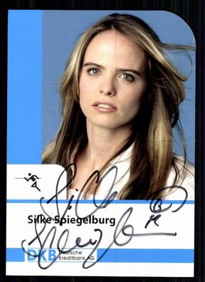 Silke Spiegelburg TOP Autogrammkarte Original Signiert Leichathletik + A 75445