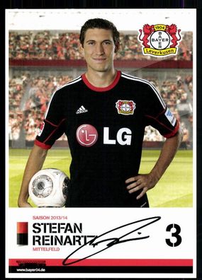 Stefan Reinartz Bayer Leverkusen 2013-14 Original Signiert 2. Karte + A 79147