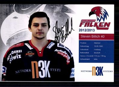 Steven Billich Heilbronner Falken 2012-13 Foto Eishockey + A 75978