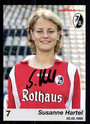 Susanne Hartel SC Freiburg Autogrammkarte Original Signiert + A 75698