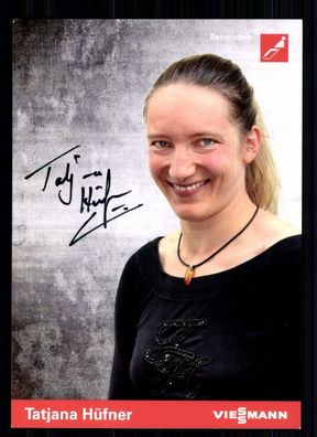 Tatjana Hüfner TOP Autogrammkarte Original Signiert Rodeln + A 75588