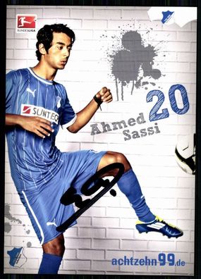 Ahmed Sassi TSG Hoffenheim 2012-13 Autogrammkarte Original Signiert + A 80290