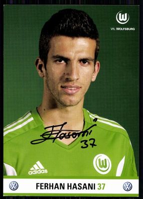 Ferhan Hasani VFL Wolfsburg 2011-12 Autogrammkarte Original Signiert+ A 81225