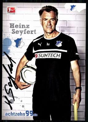 Heinz Seyfert TSG Hoffenheim 2012-13 Autogrammkarte Original Signiert + A 80277