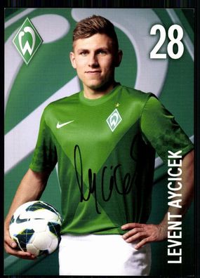 Levent Aycicek Werder Bremen 2012-13 1. Karte Original Signiert + A 80308