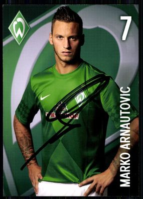 Marko Arnauttovic Werder Bremen 2012-13 2. Karte Original Signiert + A 80336