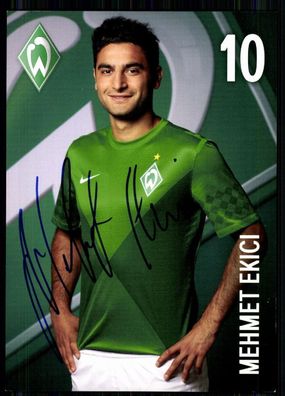 Mehmet Ekici Werder Bremen 2012-13 1. Karte Original Signiert + A 80304