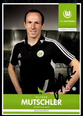 Oliver Mutschler VFL Wolfsburg 2012-13 Autogrammkarte Original Signiert+ A 80344