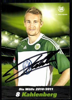 Thomas Kahlenberg VFL Wolfsburg 2010-11 Original Signiert + A 80725