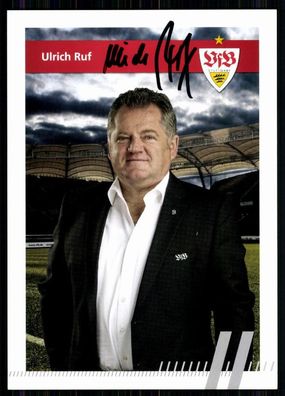 Ulrich Ruf VfB Stuttgart 2011-12 Autogrammkarte Original Signiert + A 81189