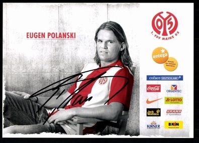 Eugen Polanski FSV Mainz 05 2009-10 Original Signiert + A 78110